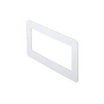 Rigid Duct 220×90 Wall Plate – White