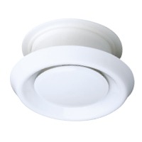 Air Valve Extract or Supply Suspended Ceiling (Fire Rated) 125mm White