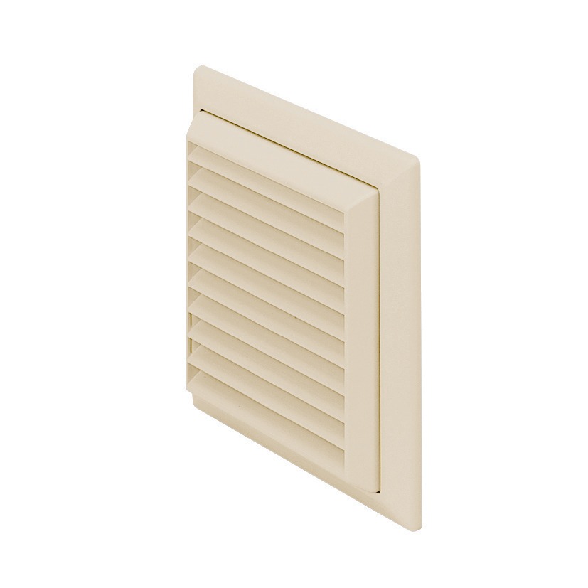 Rigid Duct Outlet Louvered Grille 125mm Cotswold