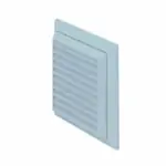 Rigid Duct Outlet Louvered Grille 150mm Grey