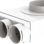 Domus Adapt Plenum with 3x75mm Radial Sockets 125mm