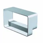 Rigid Duct In-Line Adapter Rectangular-Rectangular 220×90-227x133mm White