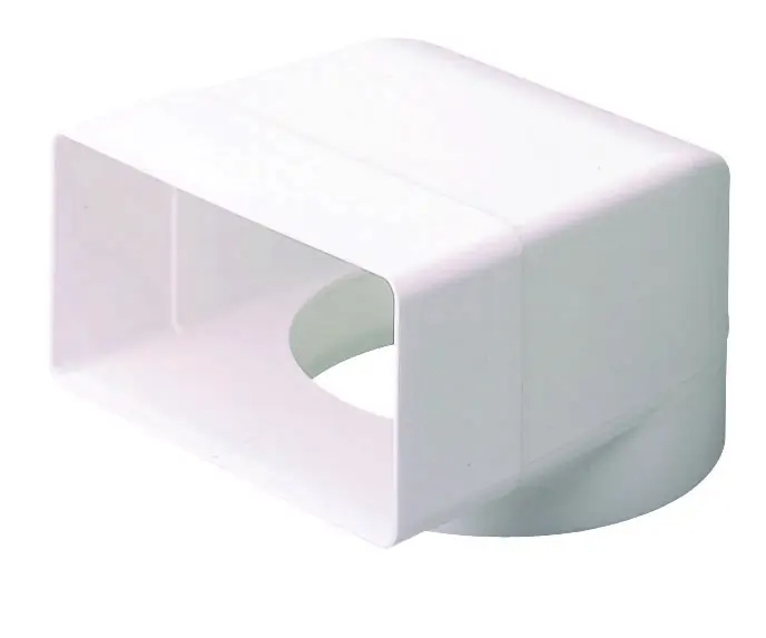 EasiPipe 100 Fixed Spigot (Air Valve Adapter) Plenum 110×54 to100mm