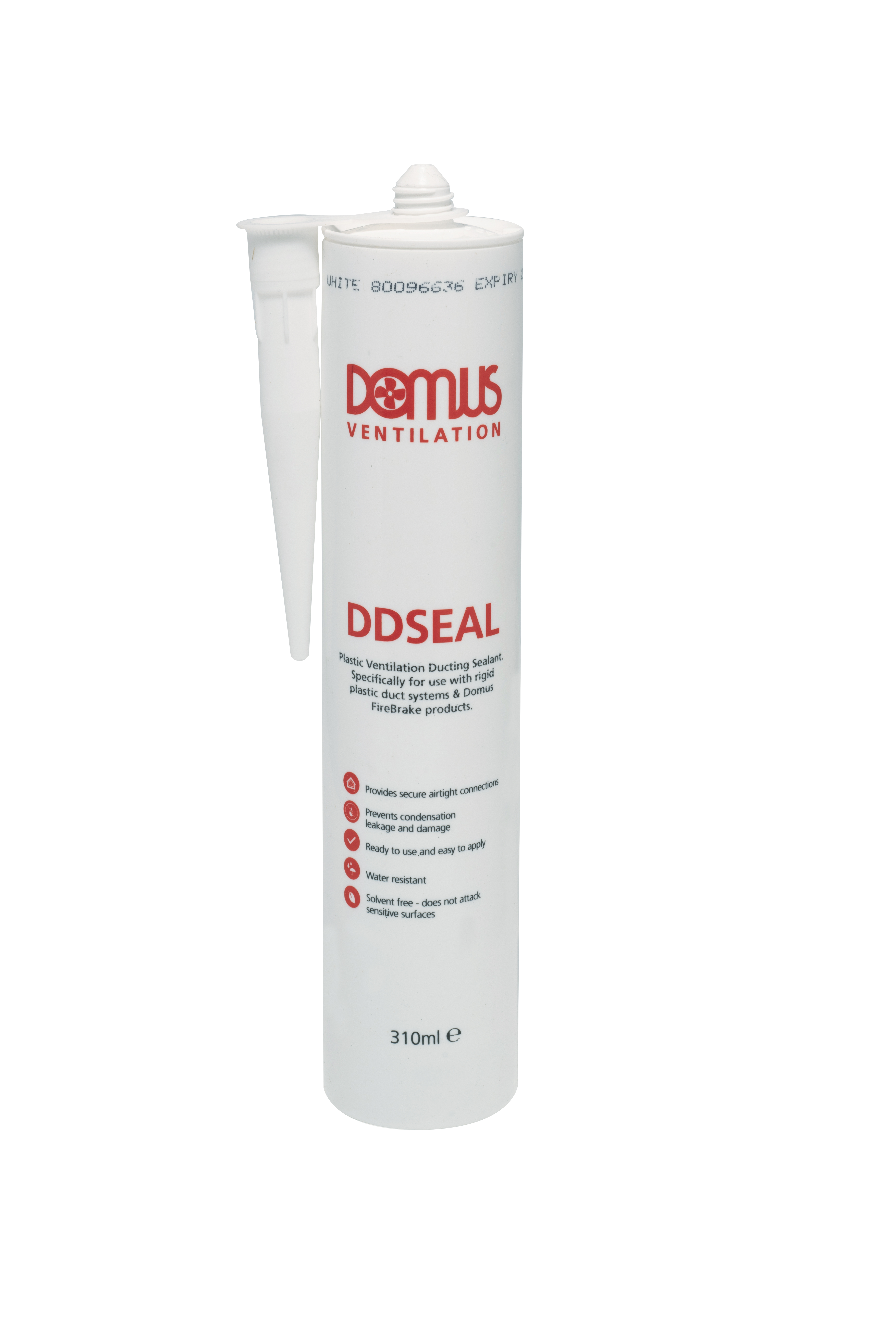 Rigid Duct Intumescent Sealant – available in 310ml size