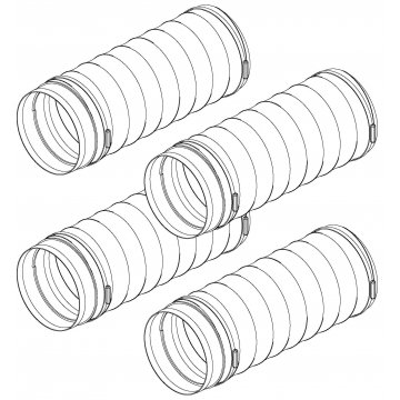 Duct Connector Kit - HRX-CK1 diagram