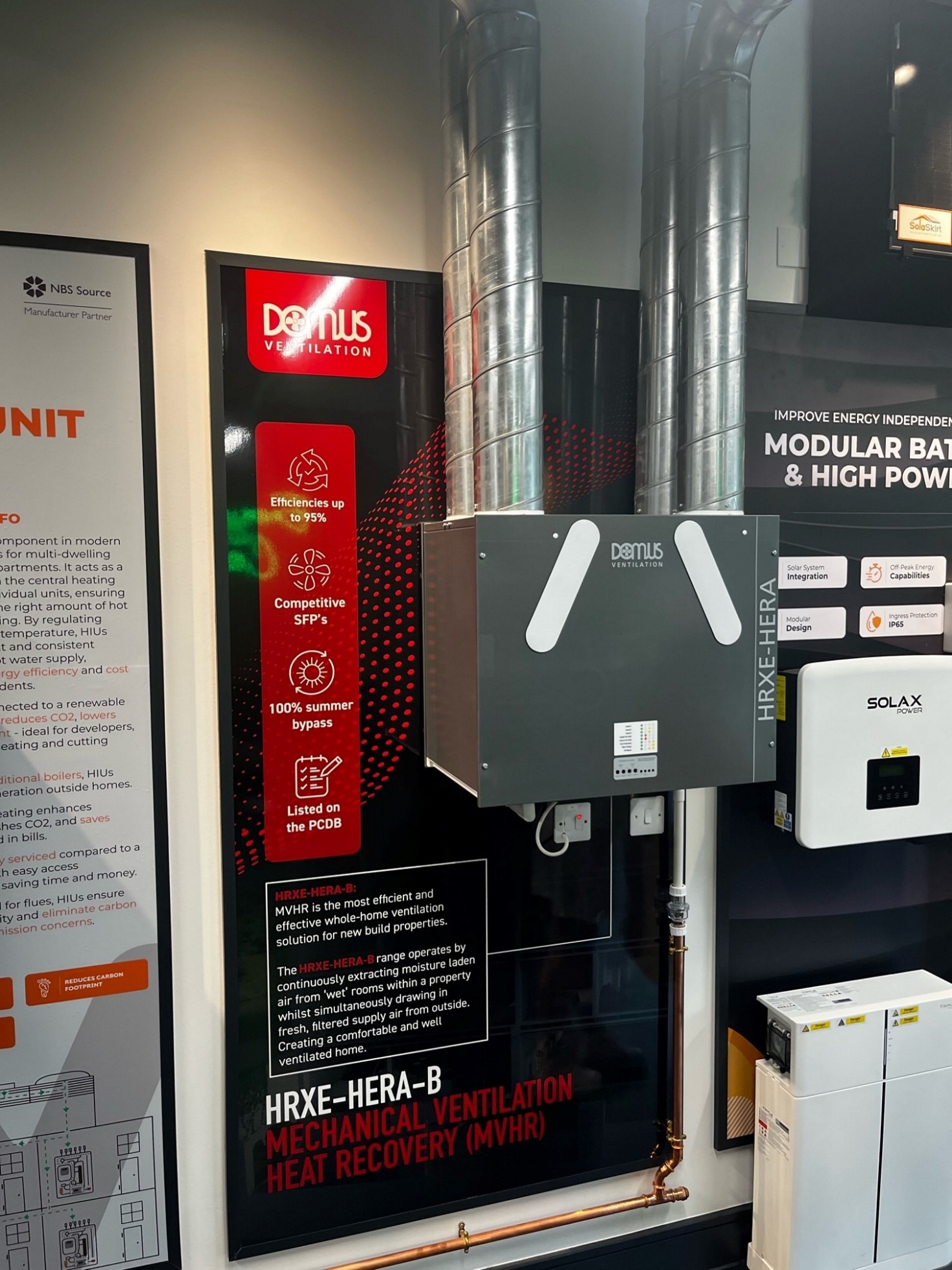 Domus Ventilation MVHR features in new SME Energy Centre