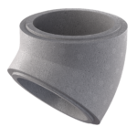 Thermal All-in-One 45º Horizontal Bend 125mm