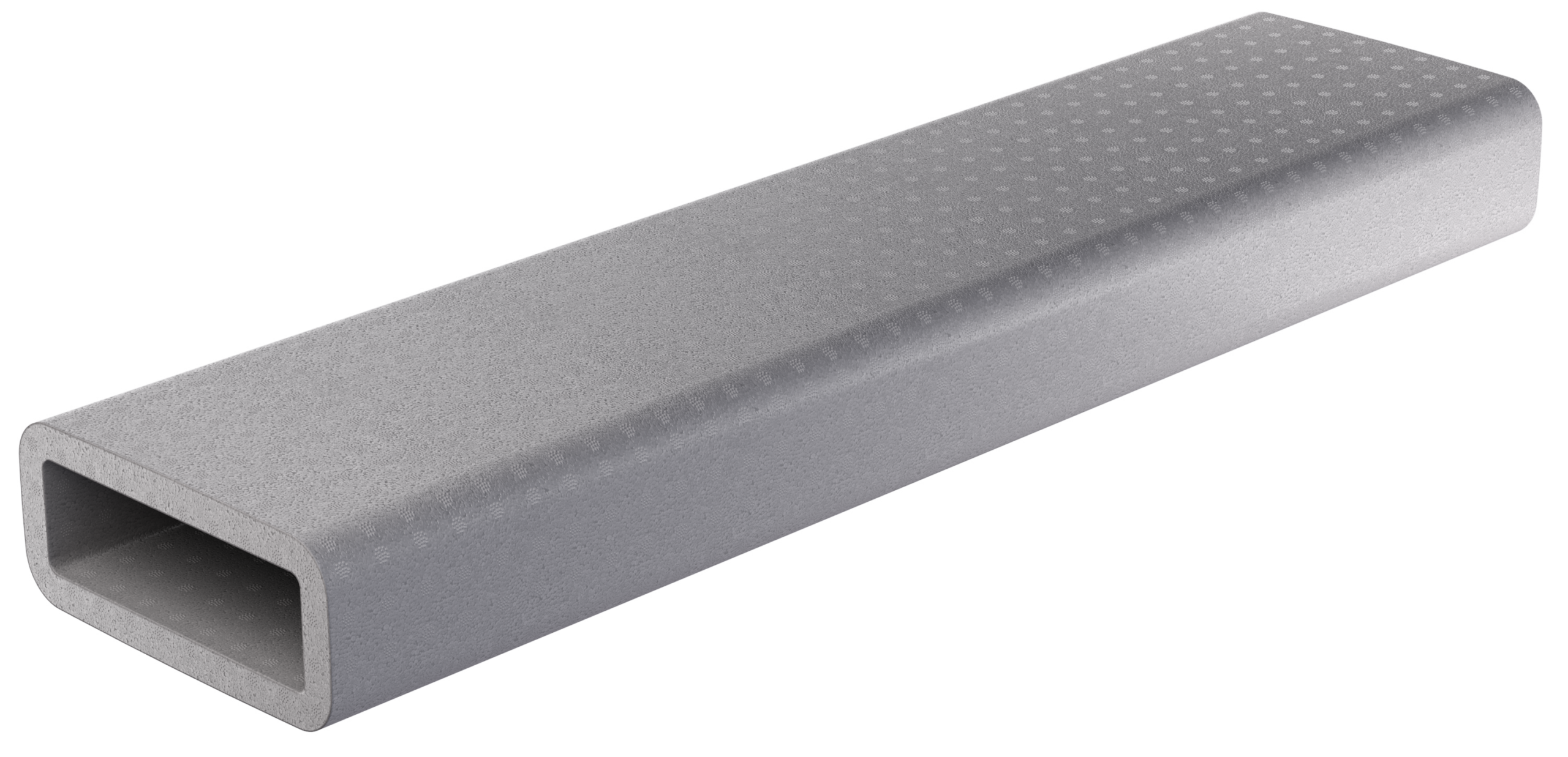 Thermal All-in-One Rigid Rectangular 204x60mm Insulated Duct 1m Length