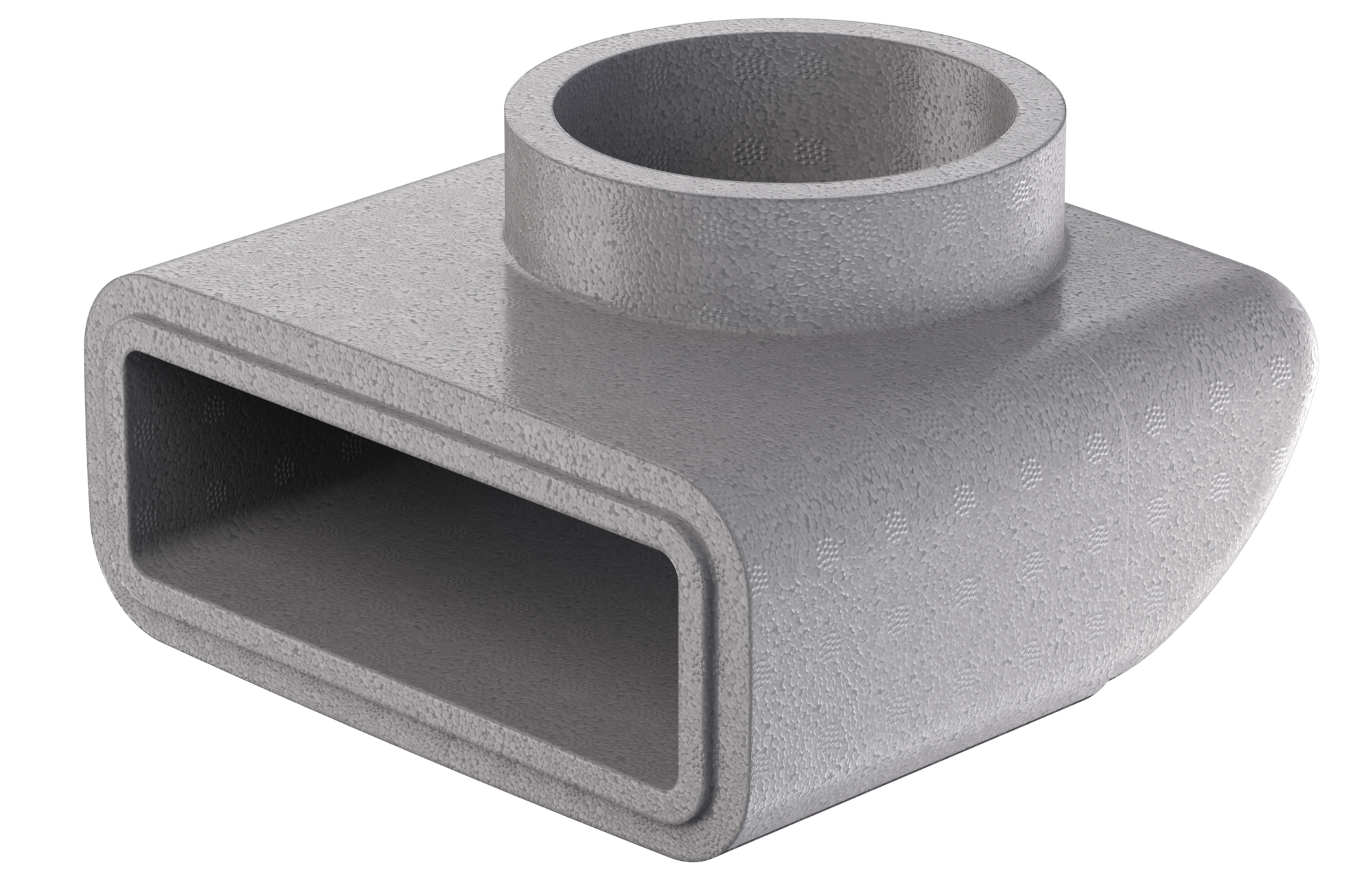 Thermal All-in-One Plenum Rectangular to Round 204x60mm – 125mm