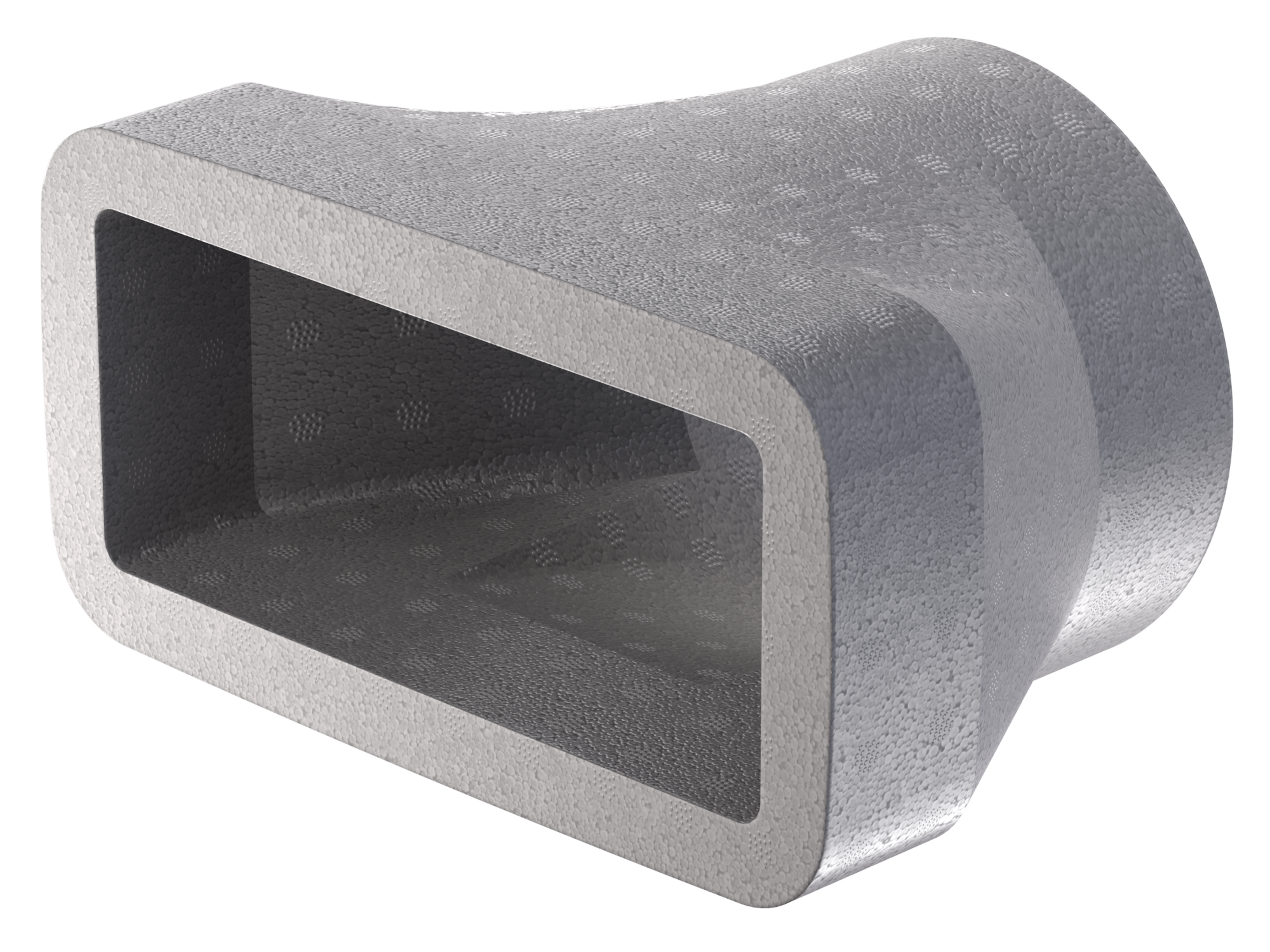 Thermal All-in-One In-line adapt Rectangular to Round 220x90mm – 125mm